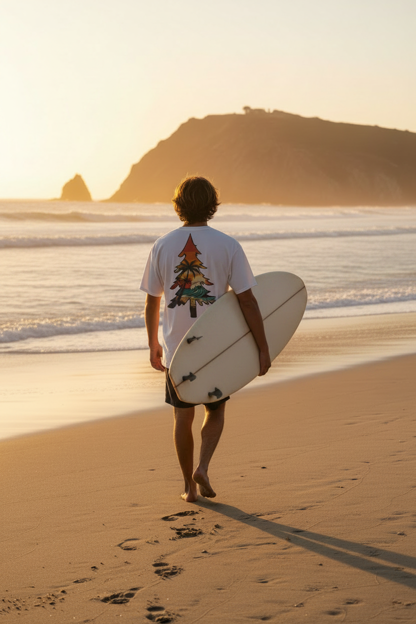 Pacific Shoreline Tee — Clean Surfboard