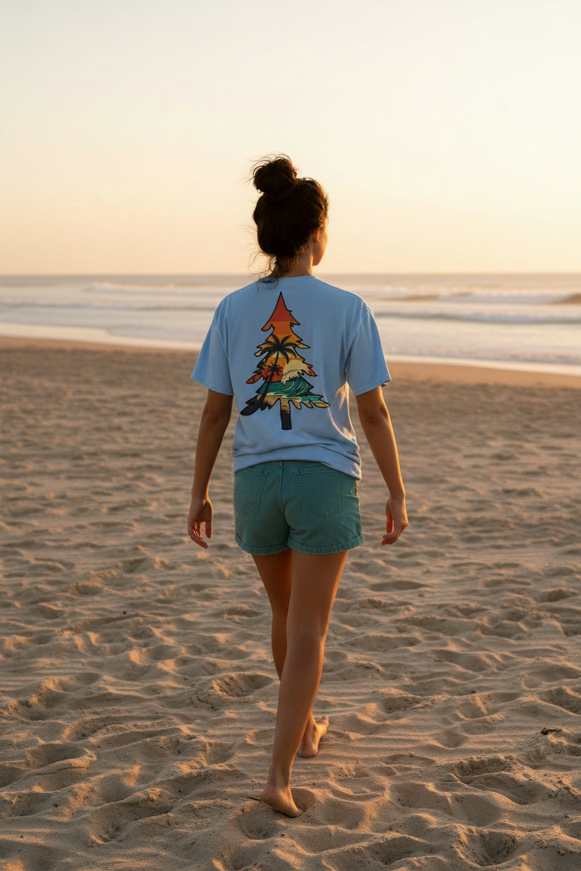 Pacific Shoreline Tee — No Surfboard